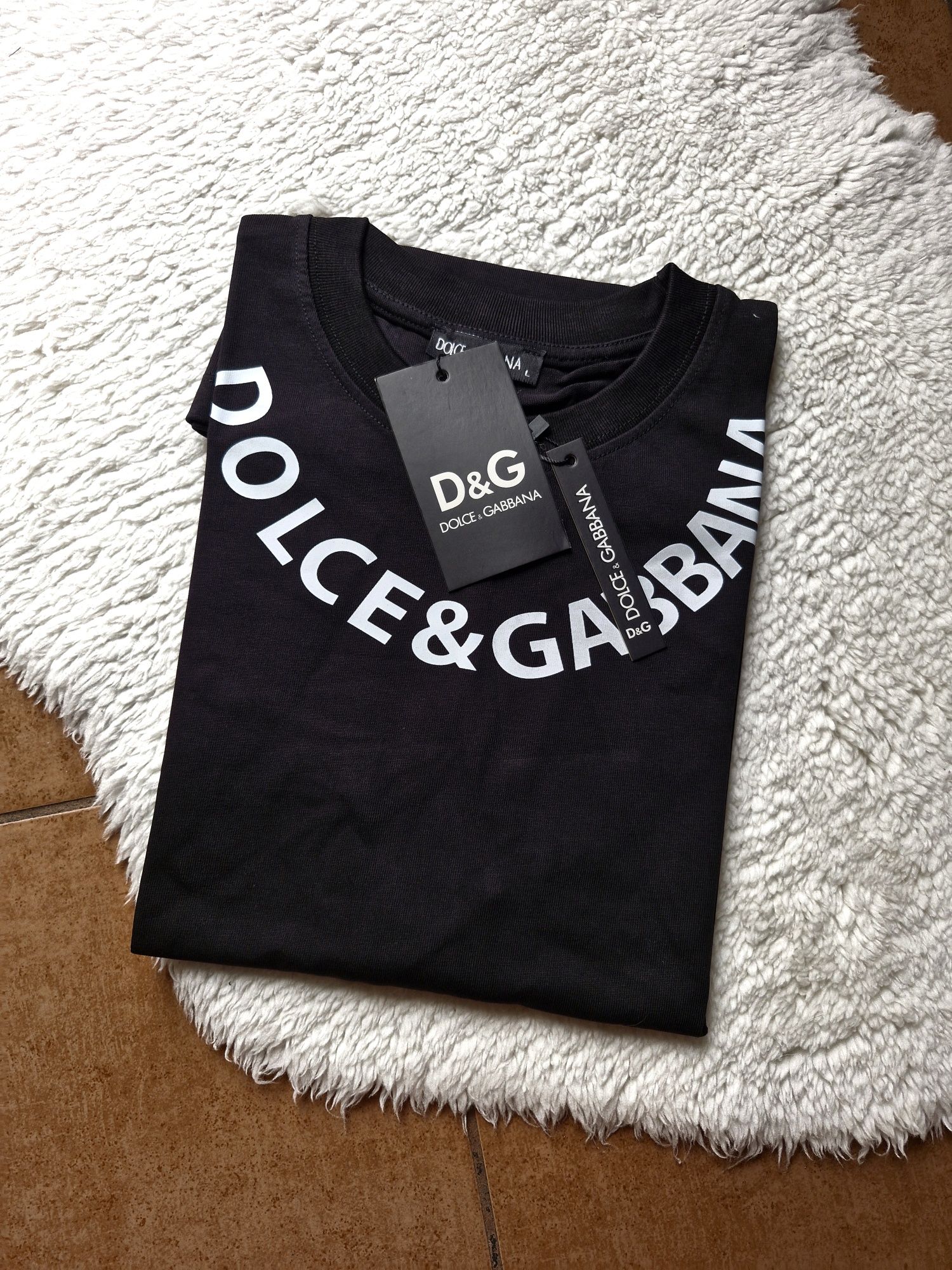 Nowa koszulka męska grubsza solidna bawełna jakość 2xl DG tshirt preze