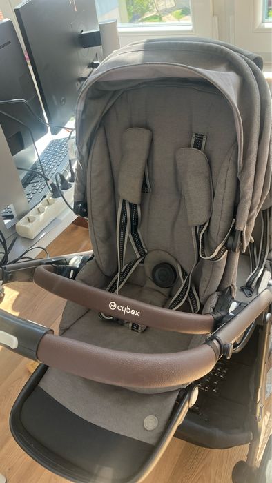 Carrinho gazelle com duas cadeiras