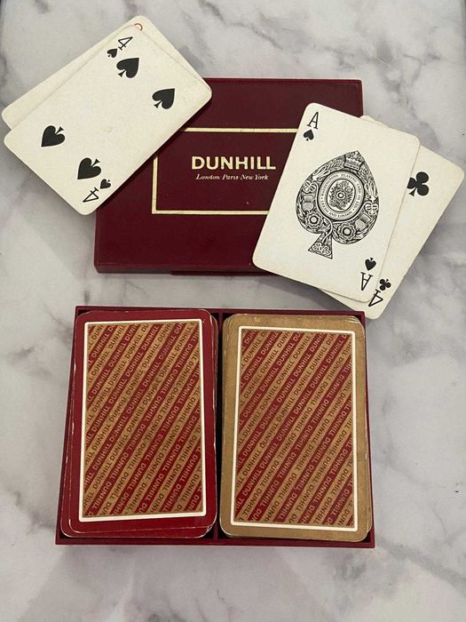Baralhos Dunhill de Cartas com Caixa