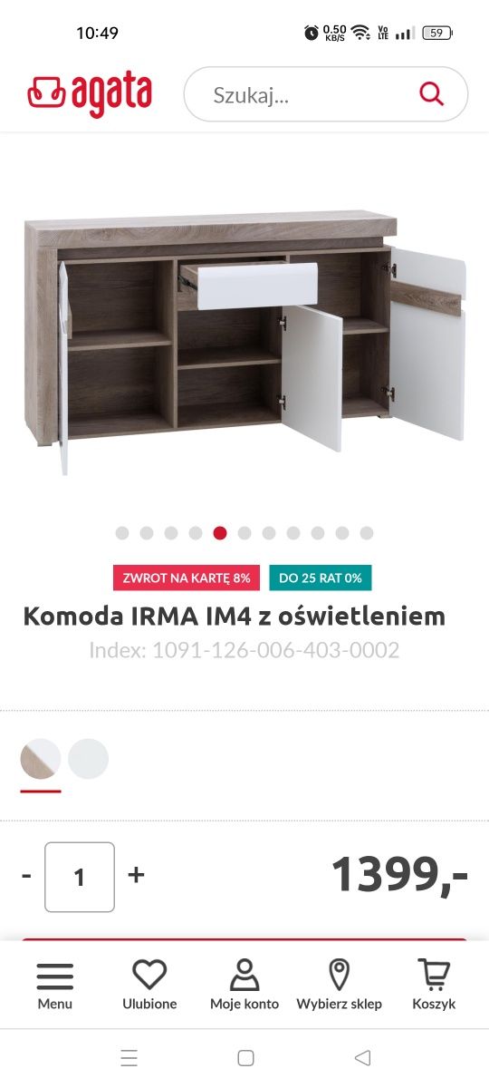 Komoda jak nowa zadbana