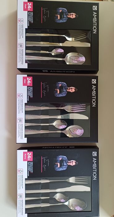 Sztućce Ambition 2 komplety model Dark lub Alex