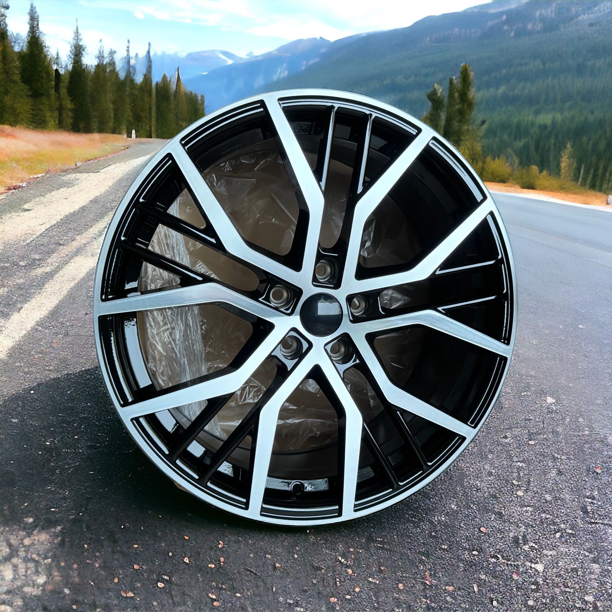 Alufelgi 19 Glossy Black Machined 5x112