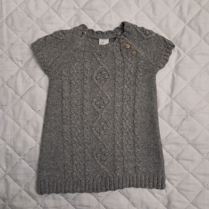 Sukienka zimowa 68 cm H&M