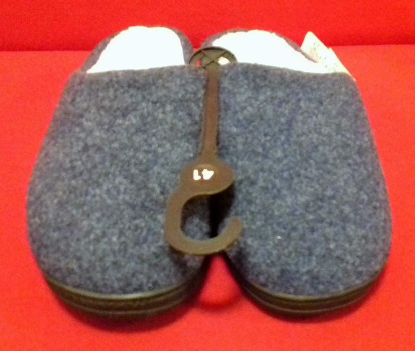 Bambosze męskie nowe ciepłe kapcie filcowe 41