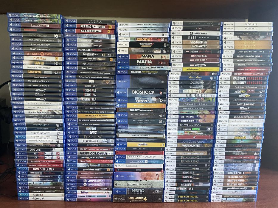 Lote de jogos PS4/PS5