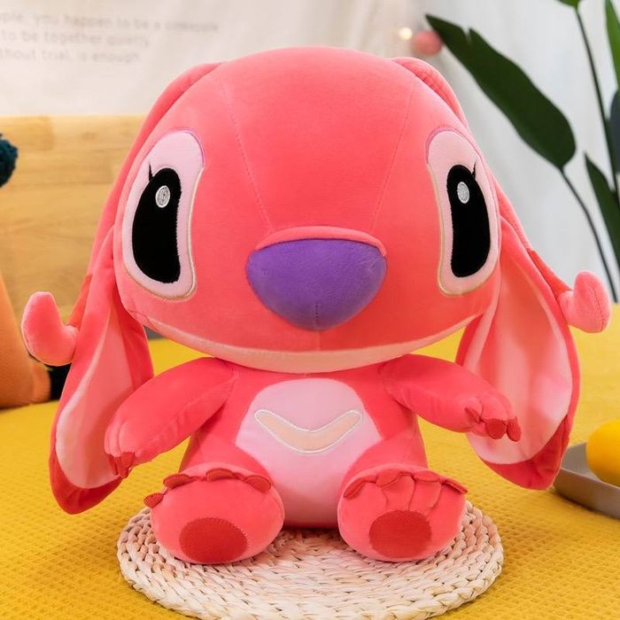 Stitch та  Angel м'які іграшки 45 см з пледами та без и
