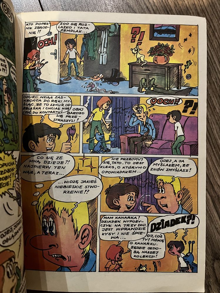 Przygody Jonki, Jonka i Kleksa - komiks - cz. I i II, 1985 r.