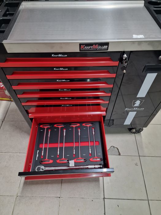 Carinho De ferramenta de 7 gavetas completas novo