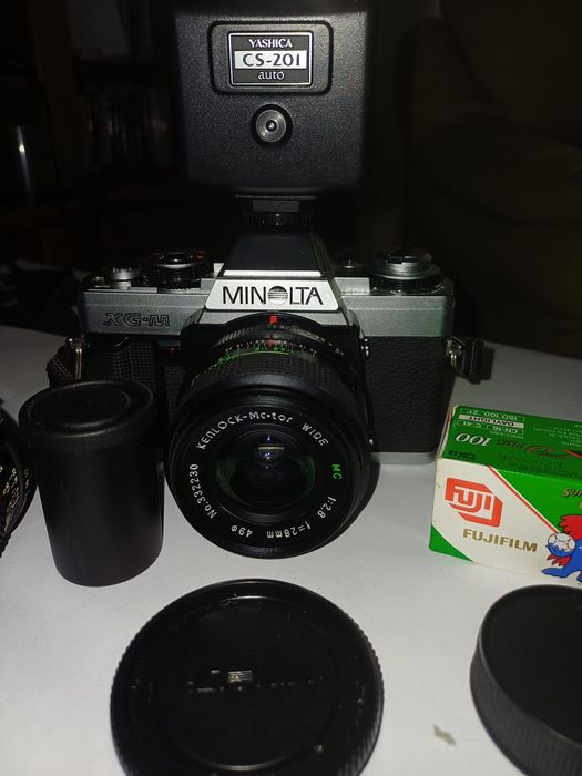 Máquina Fotográfica Antiga Minolta XG M