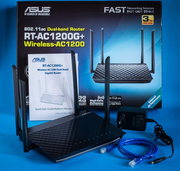 Маршрутизатор Asus RT-AC1200G+