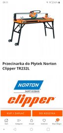 Norton Clipper TR232L Przecinarka piła do glazury/płytek