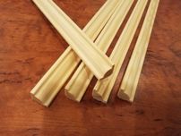 Ćwierćwałek 15x15 mm wypukły ozdobny drewniany listwa ozdobna