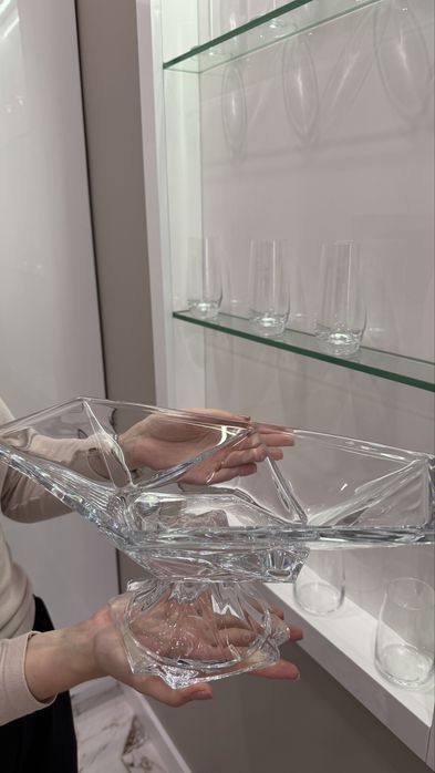 Фруктовниця скляна bohemia