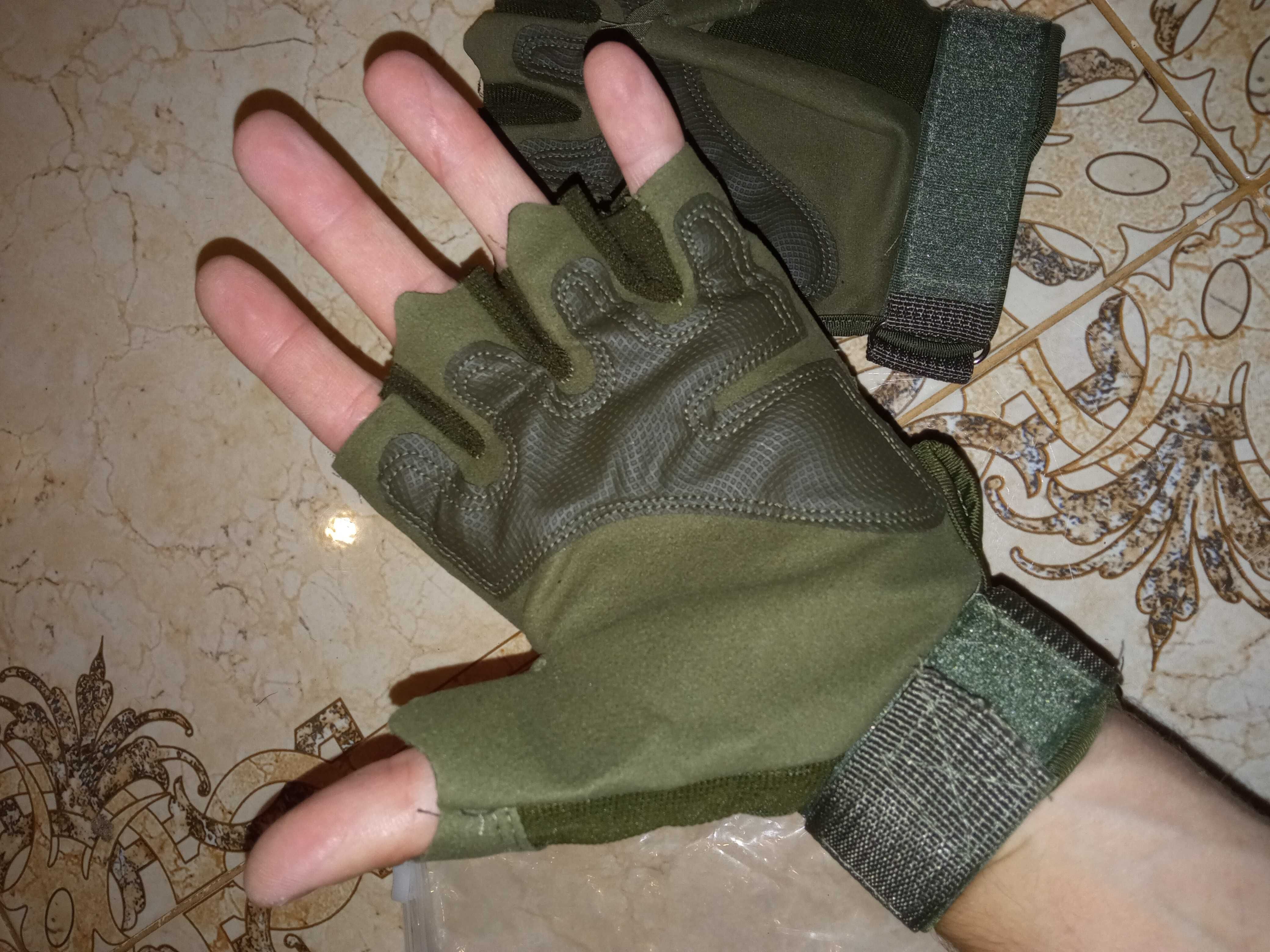 Тактичні перчатки без пальців