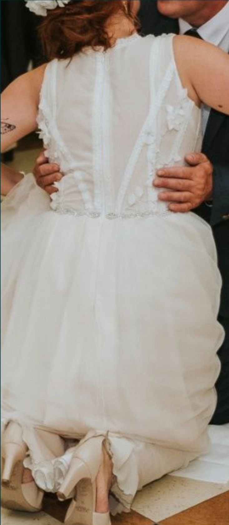 Suknia ślubna boho 40-42 L/XL od projektantki Joanna Niemiec