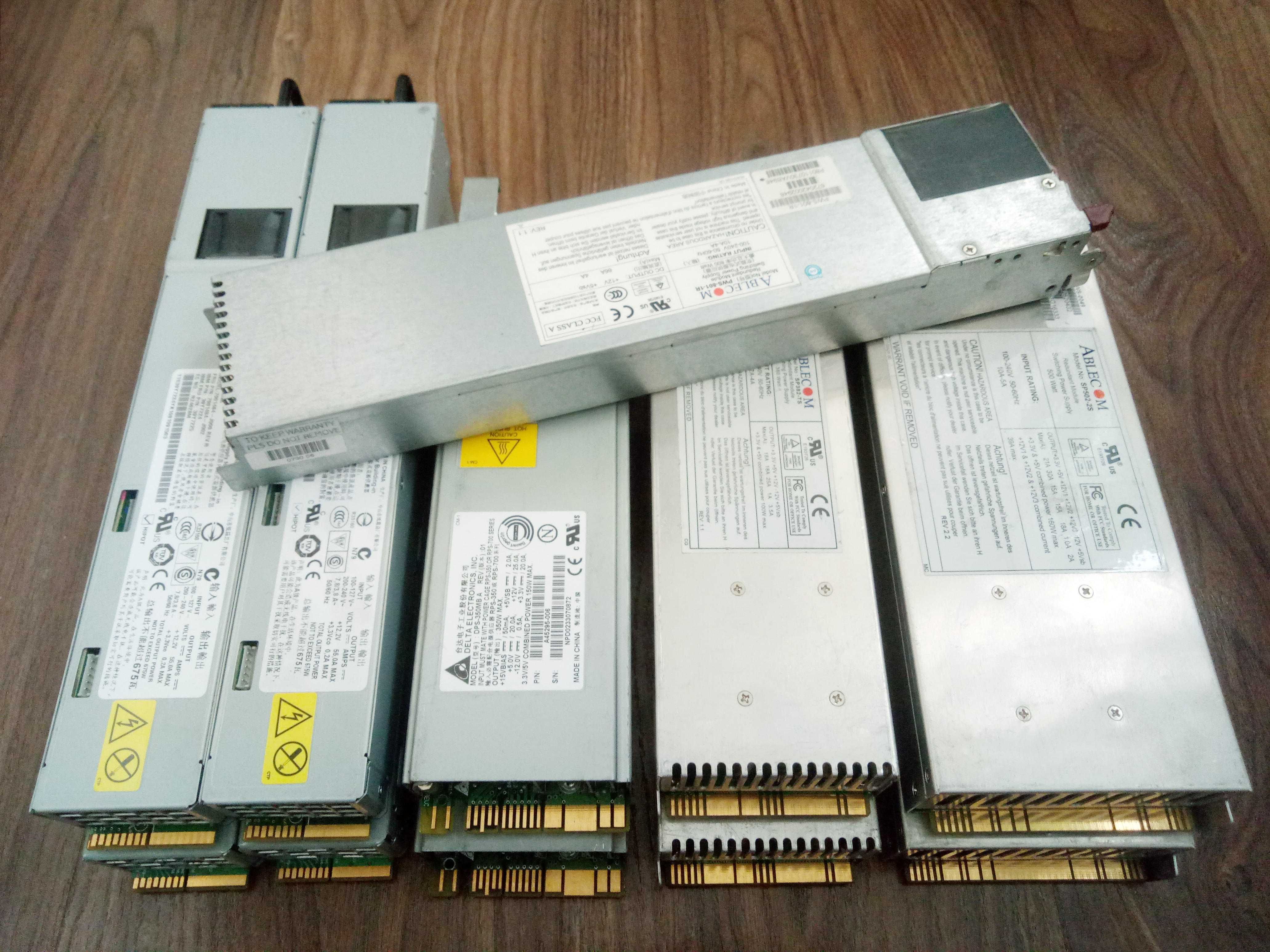 Серверний блок живлення Dell HP Delta IBM 3.3/5/12В 10-124А 200-2000Вт