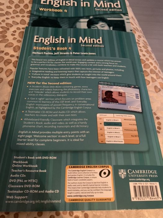 English in Mind 4 with DVD-ROM (student’s book4, workbook4)