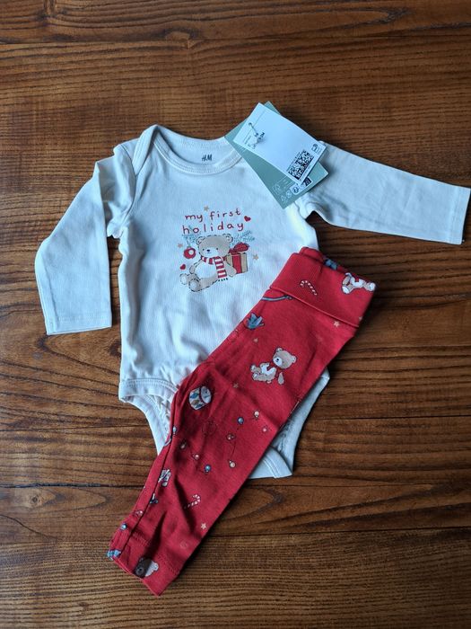 Komplet świąteczny 56cm H&M