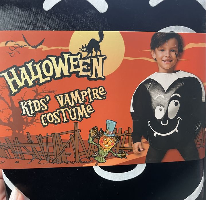 Kostium dziecięcy rzep dynia nietoperz wampir Halloween nowy