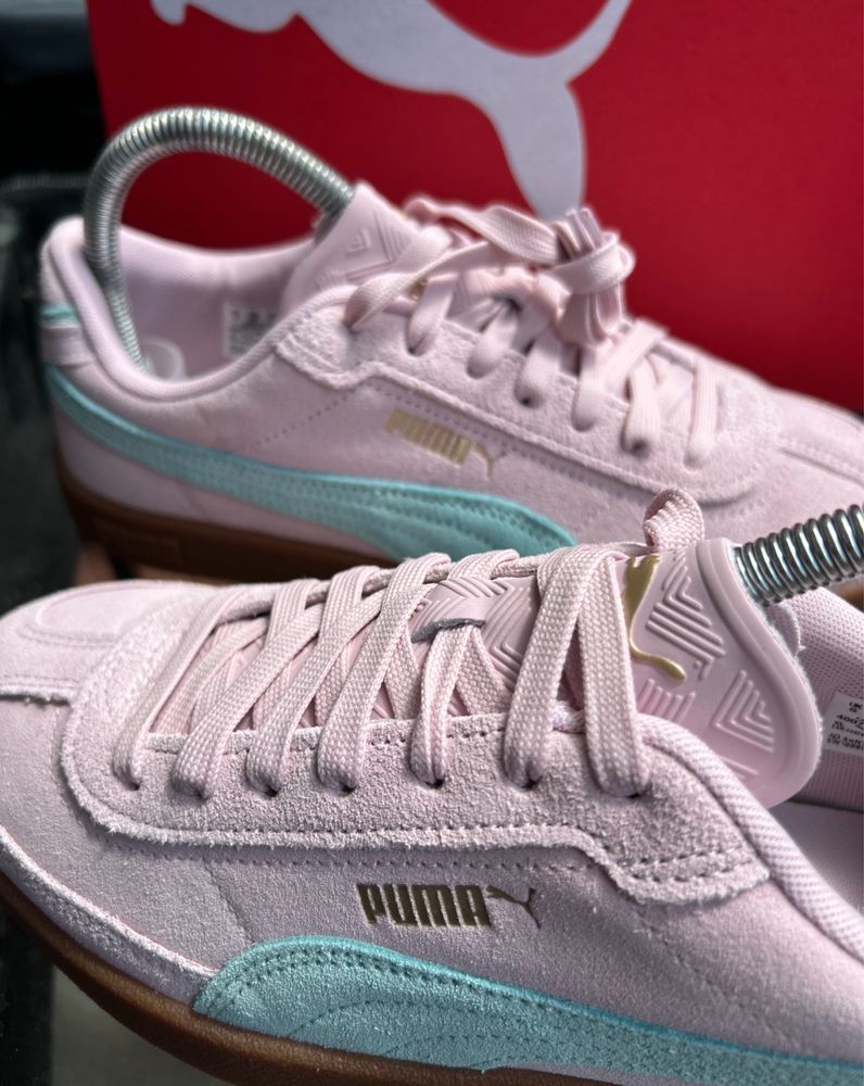Puma gazelle samba buty sneakersy skóra zamsz pudrowy róż nowe r.39!