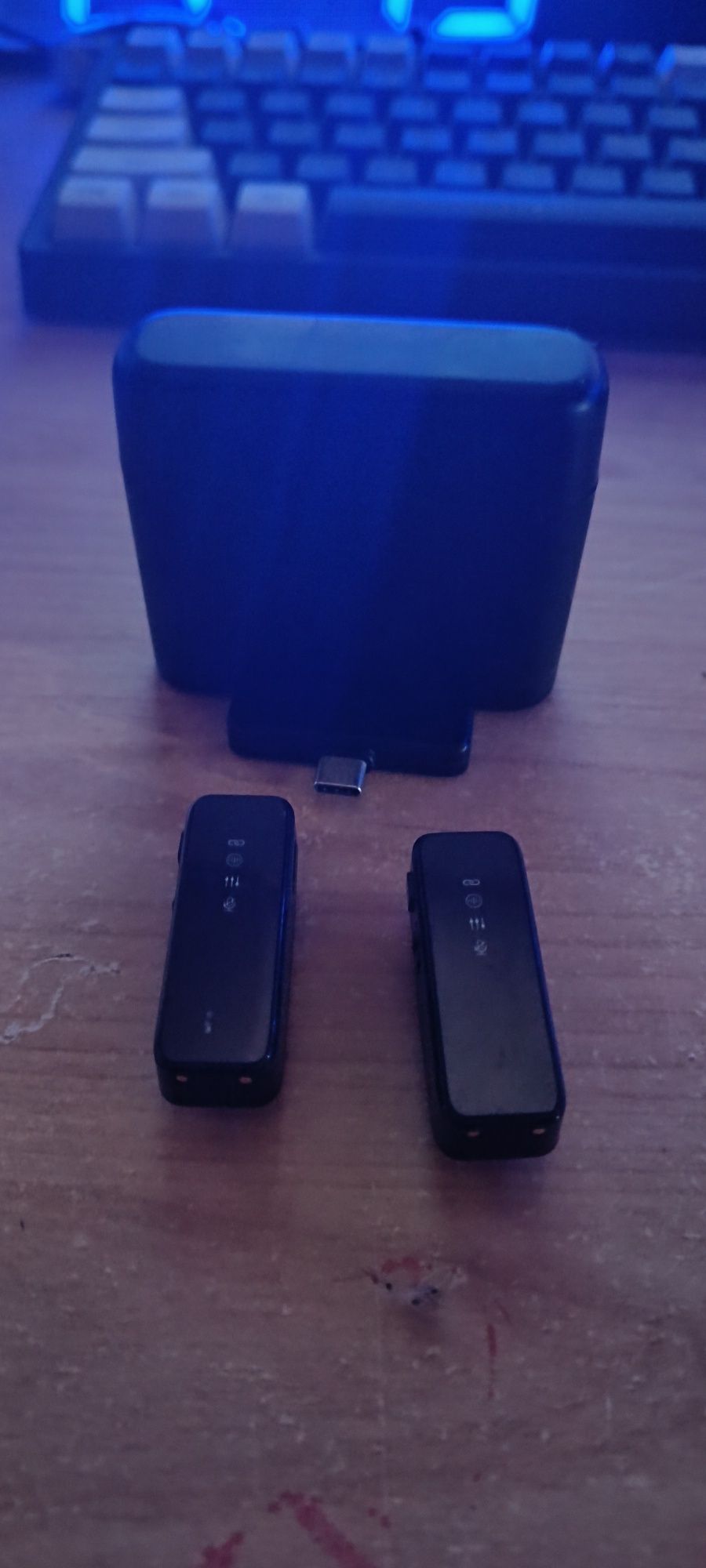 Microfones sem fio para telemoveis