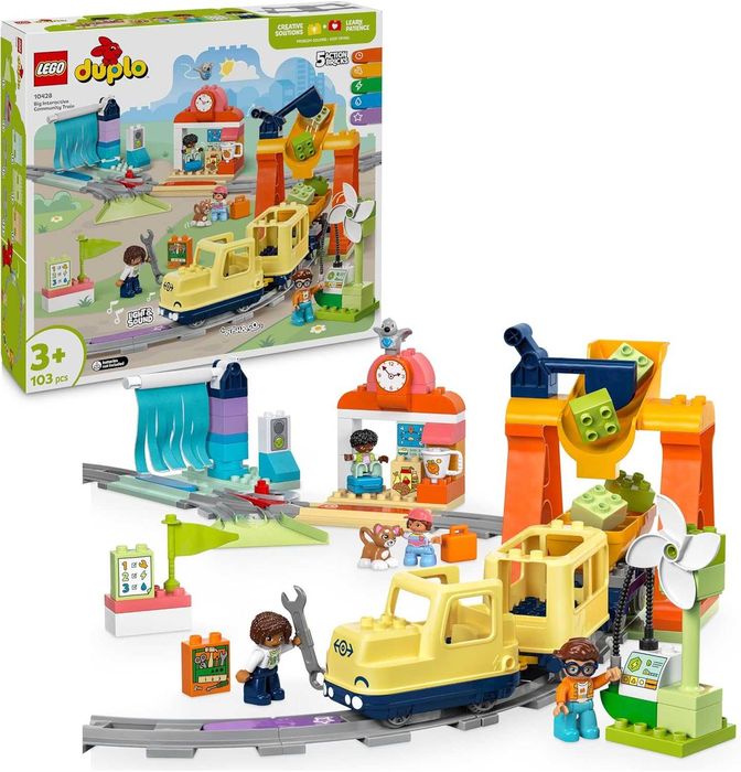 LEGO DUPLO - Duży interaktywny pociąg miejski 10428