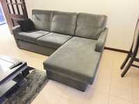 Sofa com chaise usado
