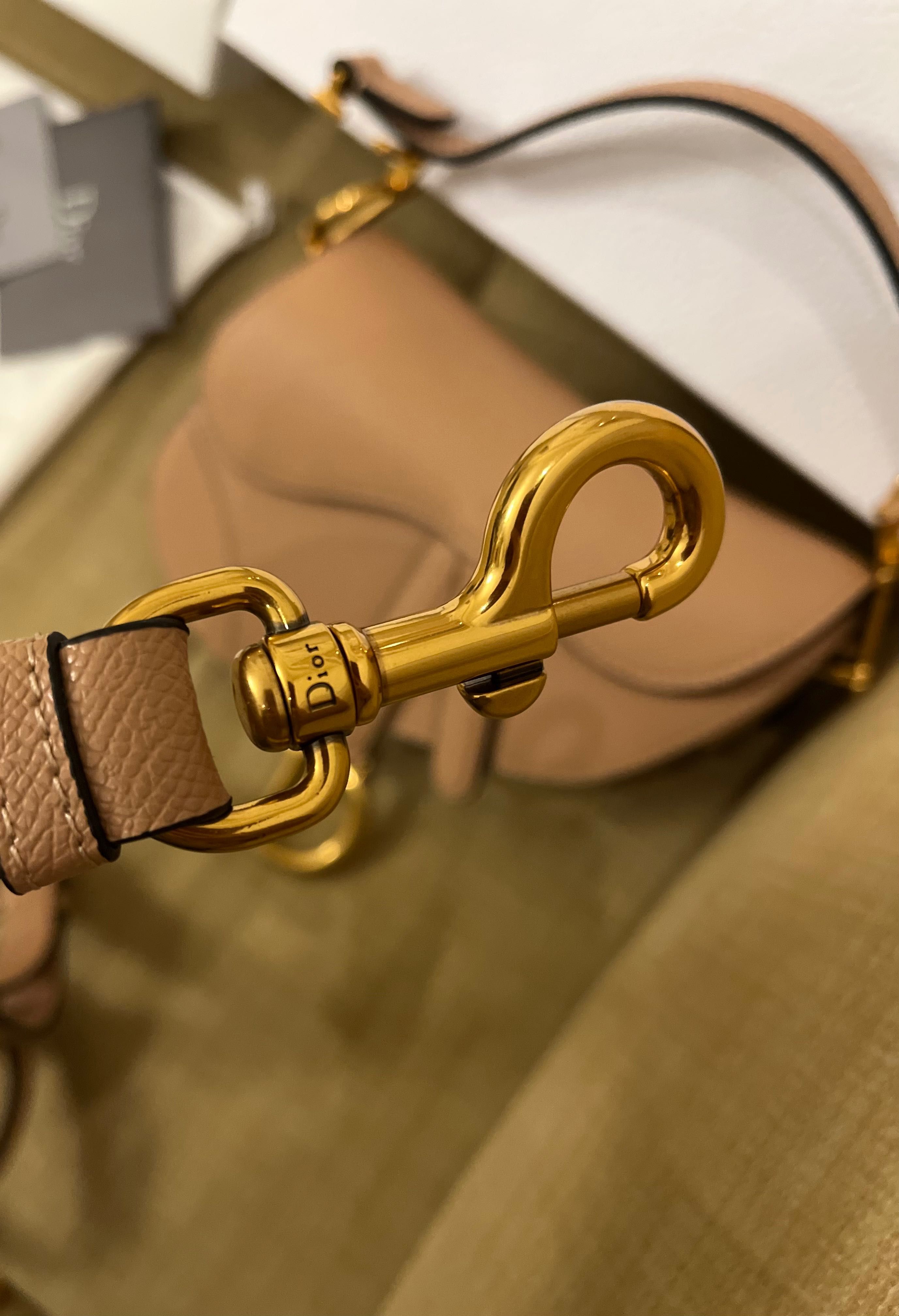 Женская сумка Dior saddle bag mini 17см оригинал