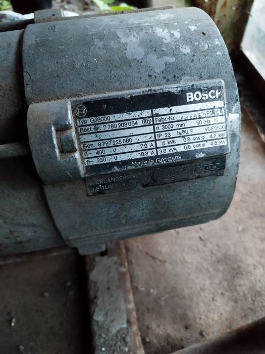 Agregat prądotwórczy Bosch G6000