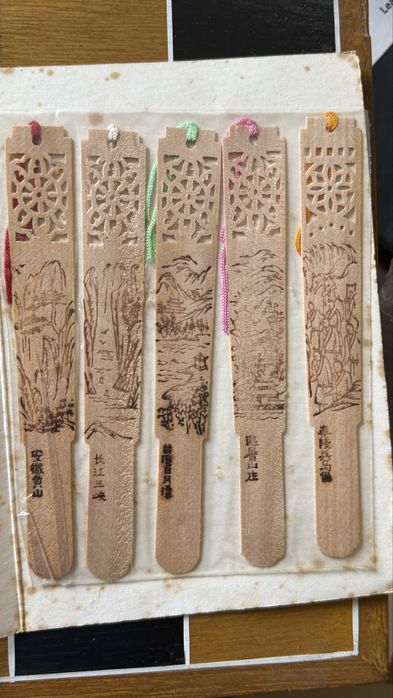 Marcadores livros ttabalhados chineses