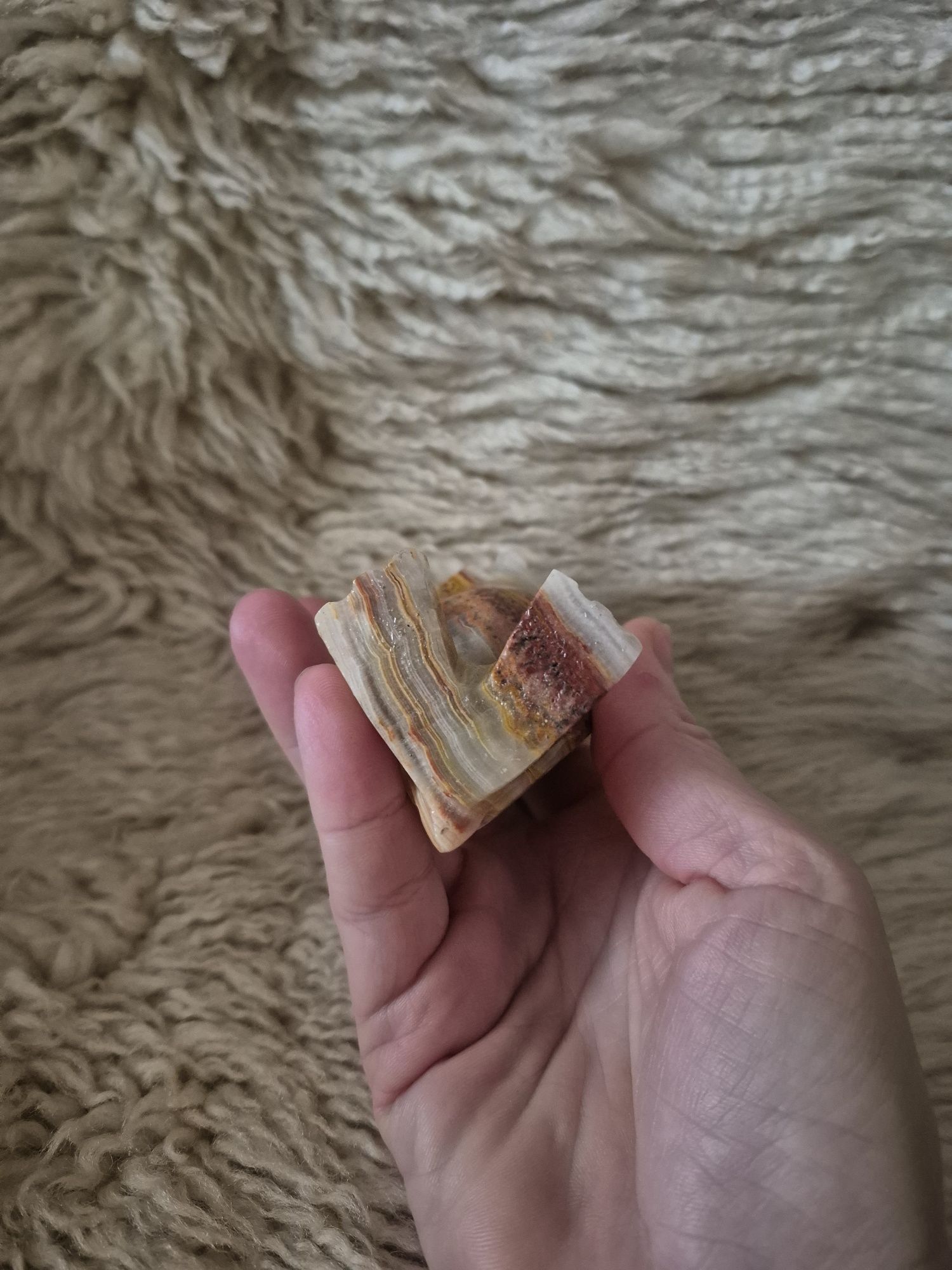 Сова из натурального оникса