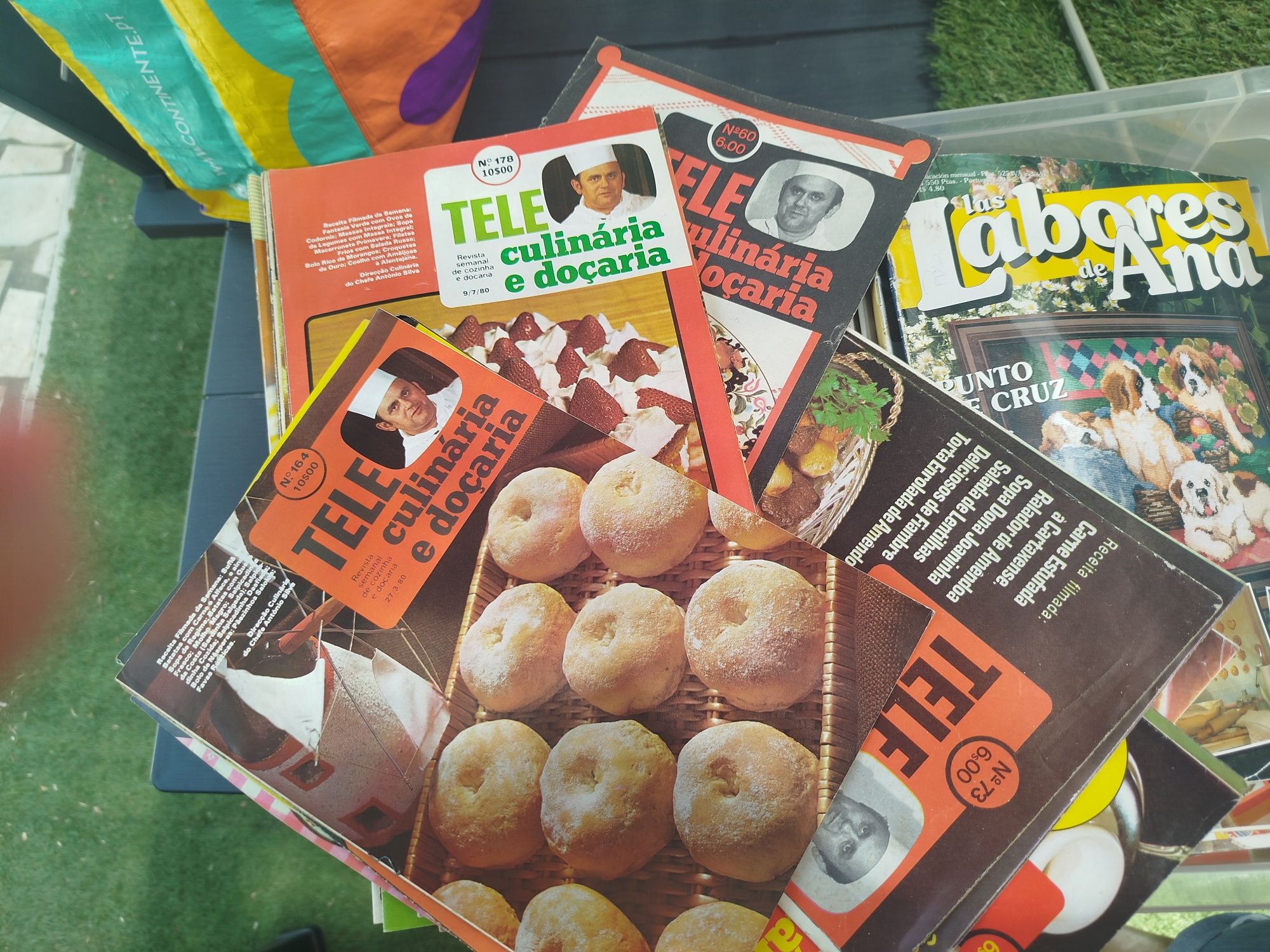 Revistas ponto cruz e culinária