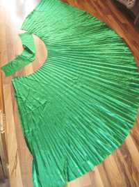 Ткань на юбку зеленая