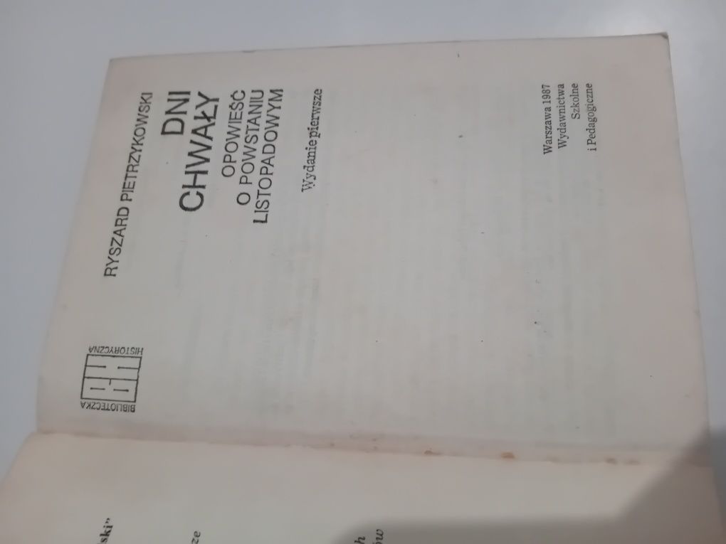Ryszard Pietrzykowski Dni chwały