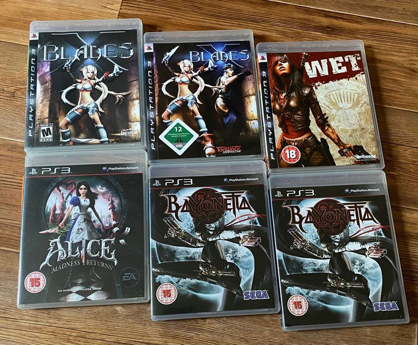 Sony PS3: Devil May Cry, Bayonetta, Wet, Killer is Dead, Asura’s Wrath