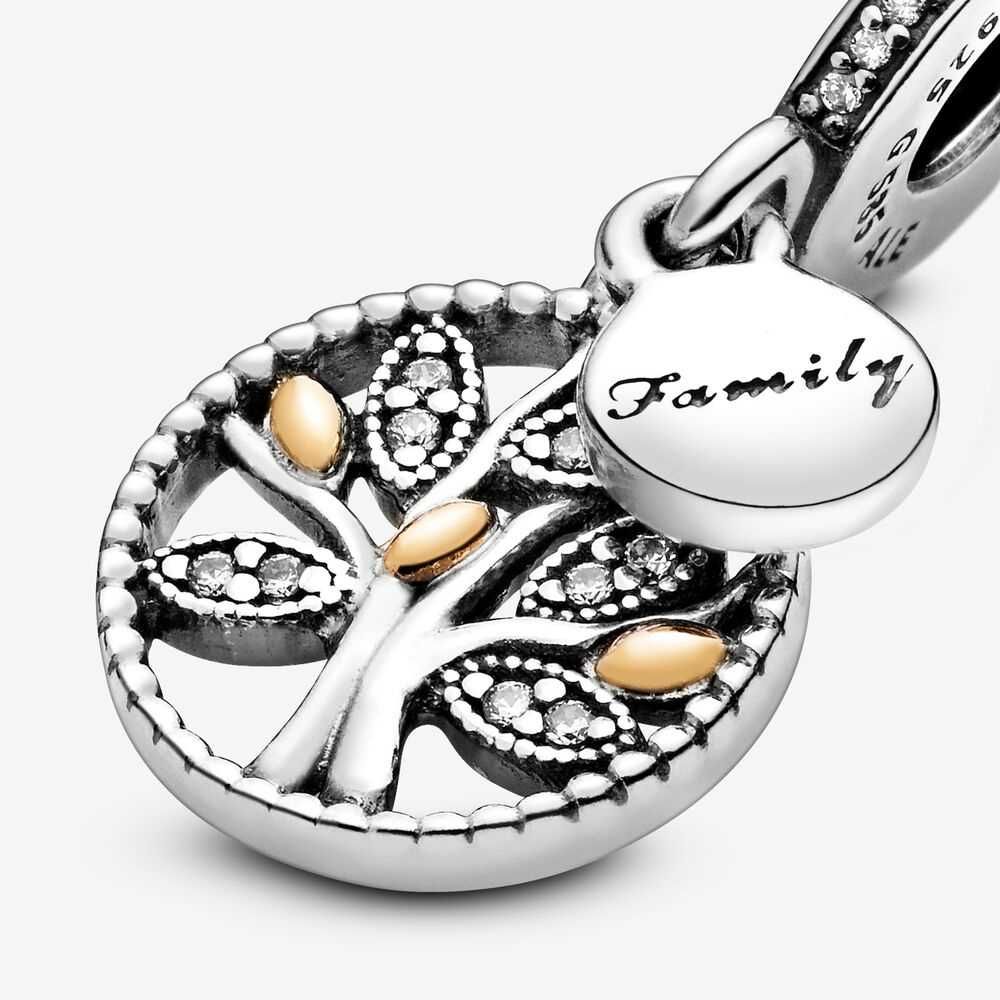 Charms zawieszka z drzewem rodzinnym do bransoletki Pandora