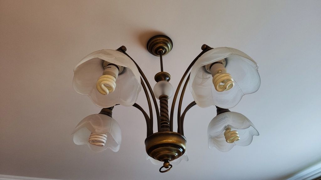 Lampa sufitowa wisząca żyrandol 5 kloszy Jupiter 5-JR5 5xE27