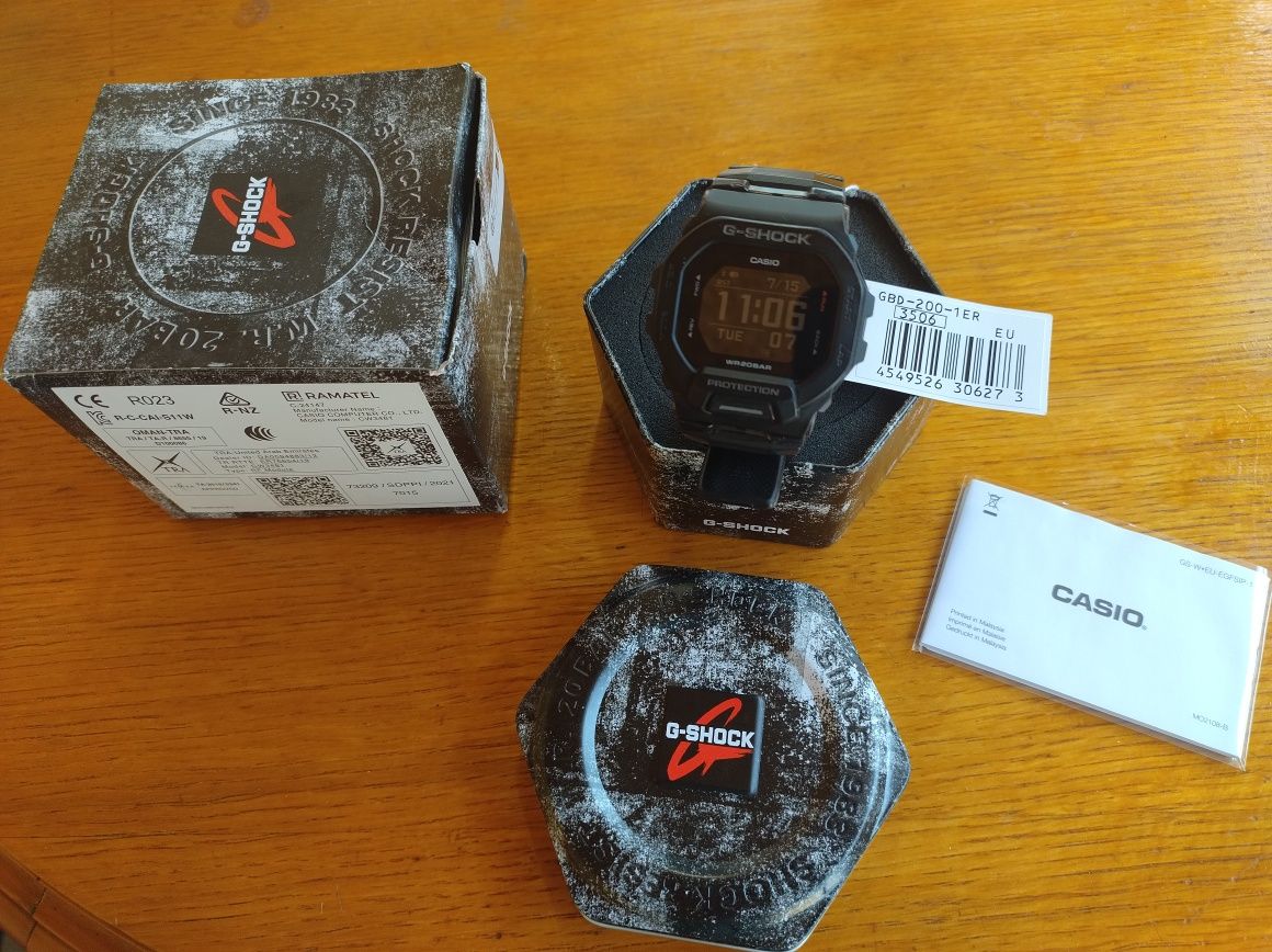 Чоловічий годинник Casio G-Shock GBD-200-1ER