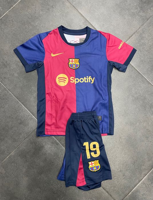 Equipamento Lamine Yamal Barcelona criança