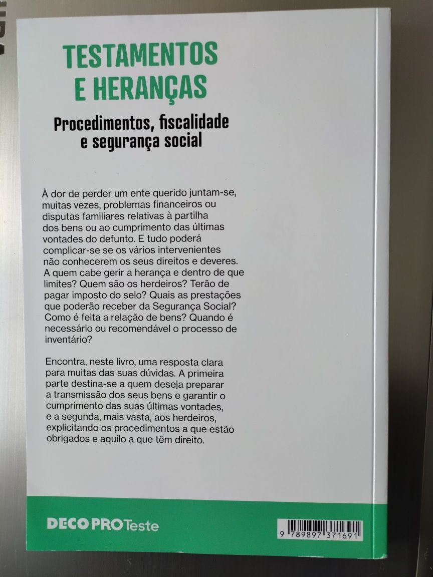 Testamentos e Heranças - Procedimentos, Fiscalidade e Segurança Social