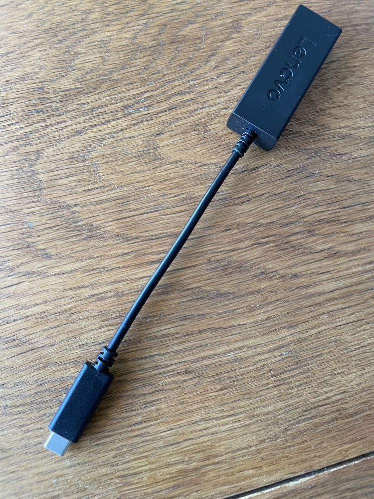 LENOVO - przejsciówka USB C - RJ-45