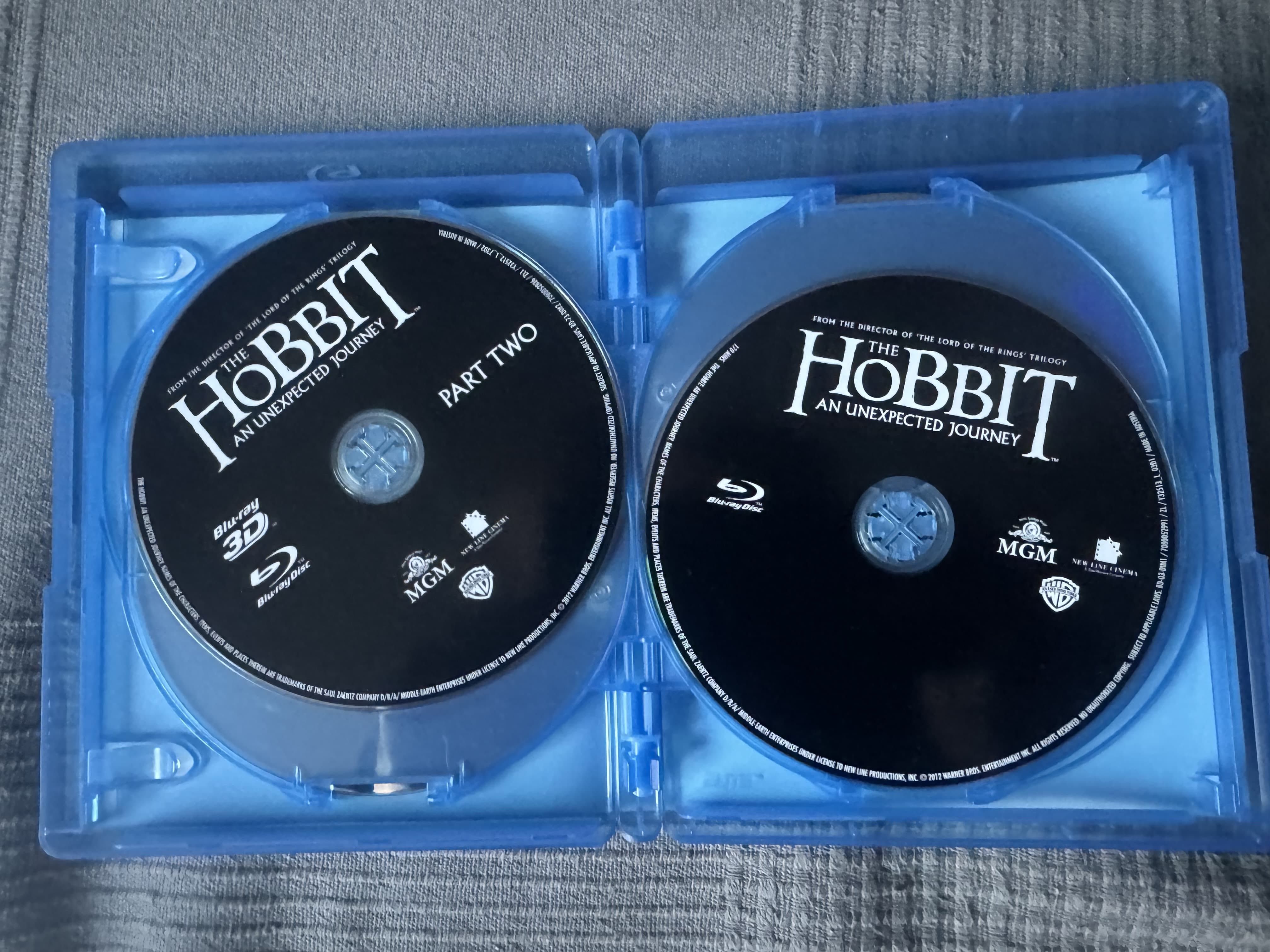 BluRay Hobbit 3D angielski + krakje skandynawskie)
