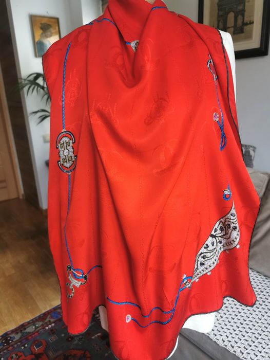 CARTIER PARIS jedwabna apaszka