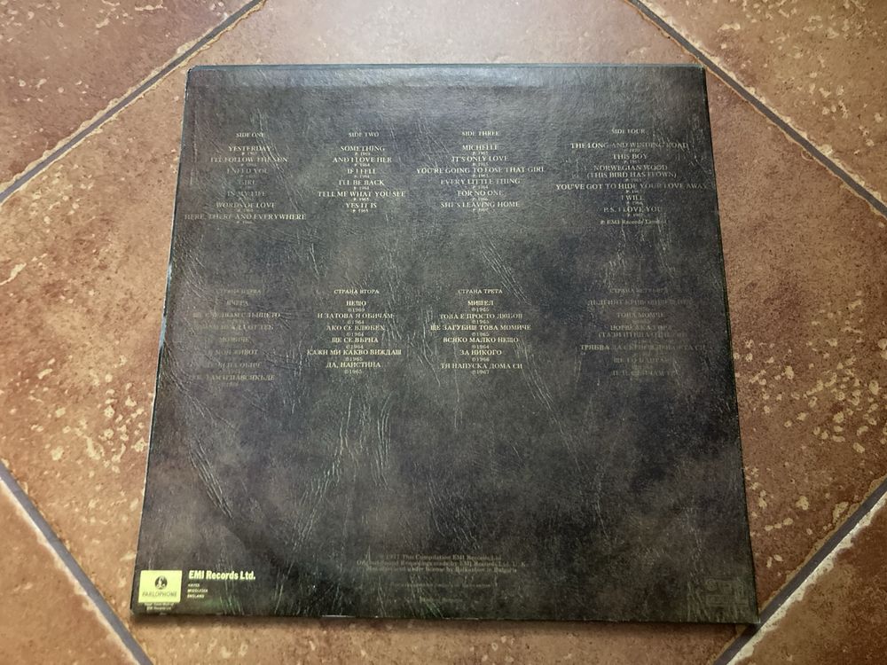 The Beatles – Love Songs LP winyl Балкантон – ВТА 1141 (1985) NM