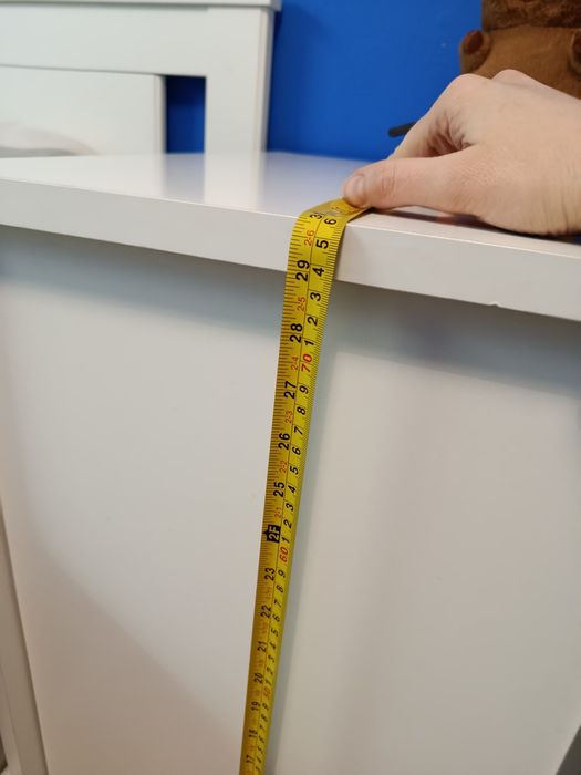 Agata Meble IMOLA Biurko Białe Szare Grafit