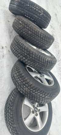 Зимові шини гума резина з дисками 5х114.3 r17 Nissan x trail qashqai