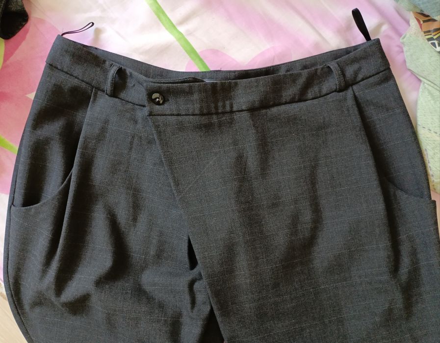 Брюки женские на запах: M-L, 46-48 размер, демисезон, Турция