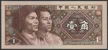 Chiny 1 jiao 1980 - stan bankowy UNC