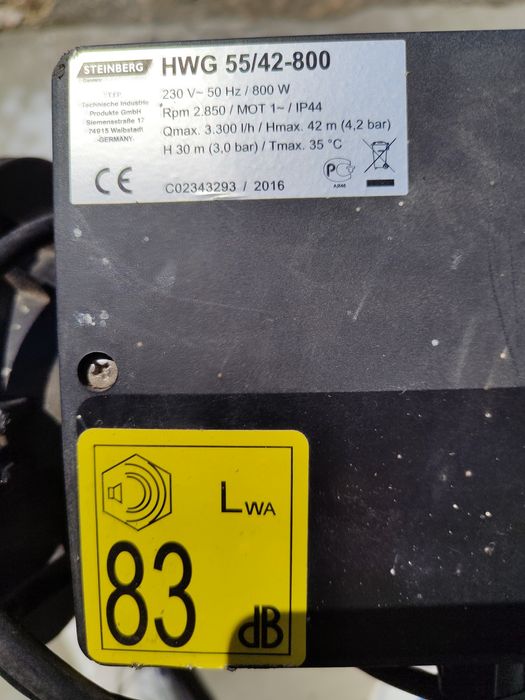 Zbiornik na wodę i hydrofor