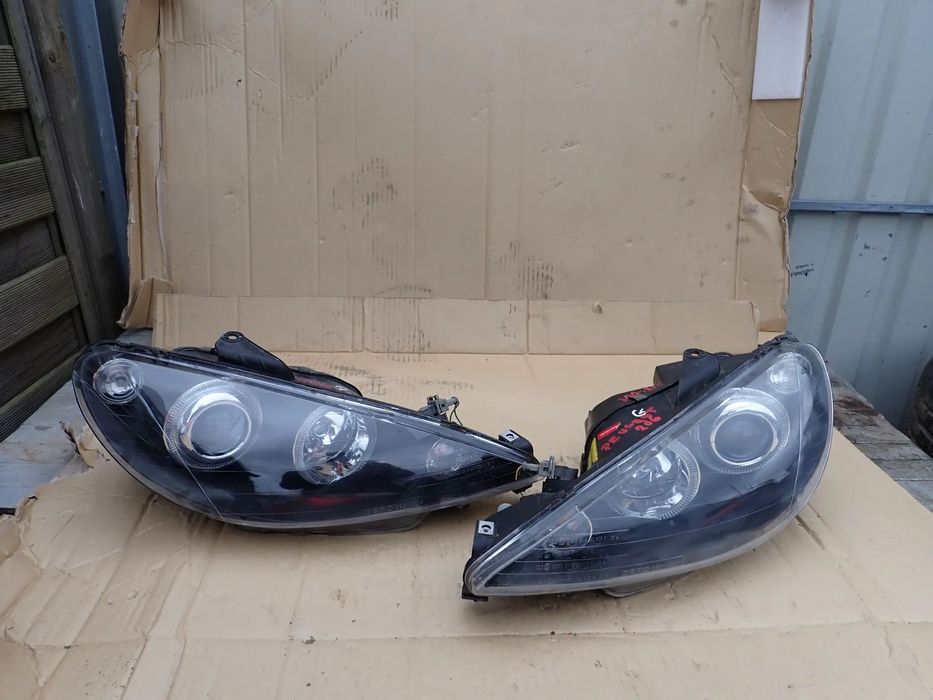 PEUGEOT 206 LAMPY PRZÓD KOMPLET